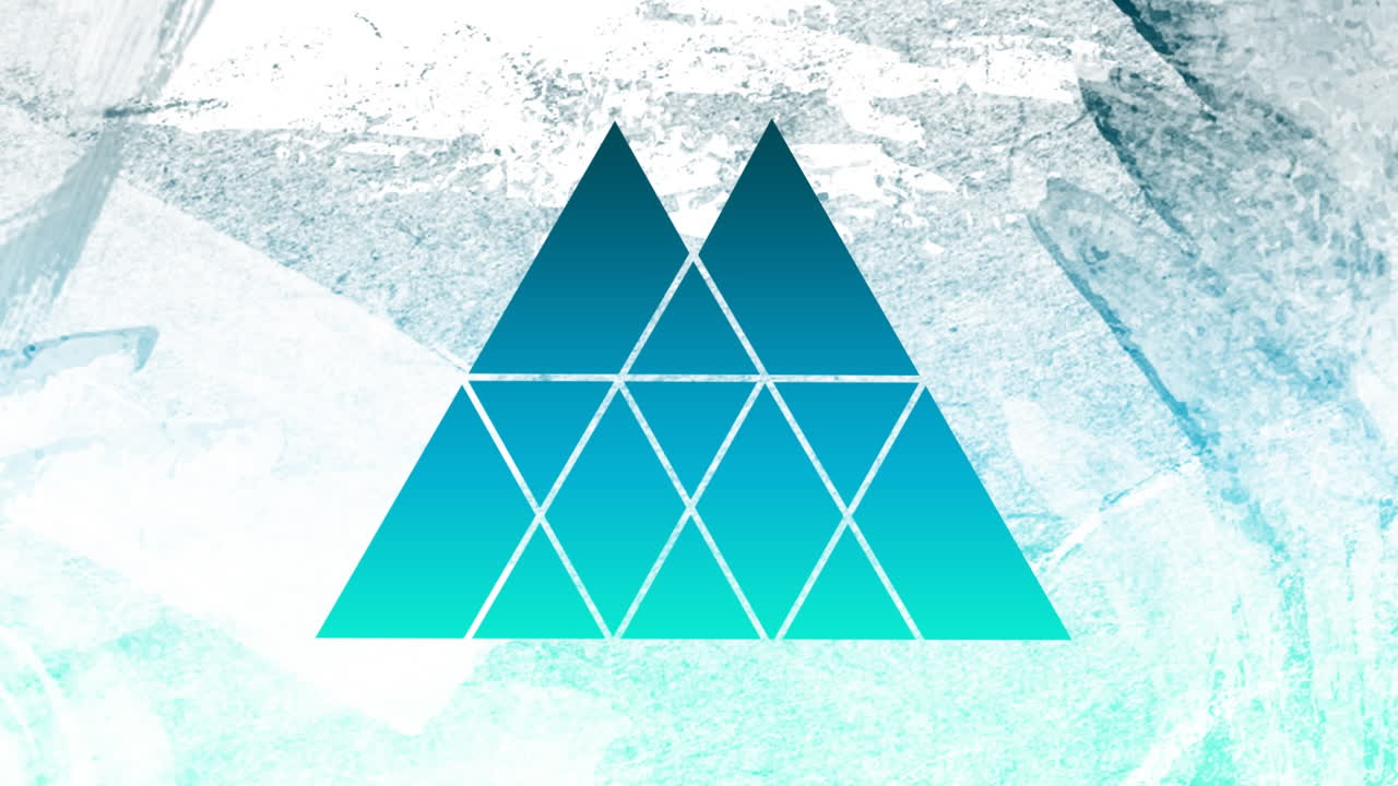 이중 삼각형 모양의 전면을 통해 투르코이즈 바다