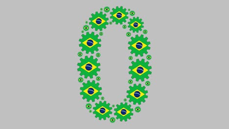 número cero brasileño