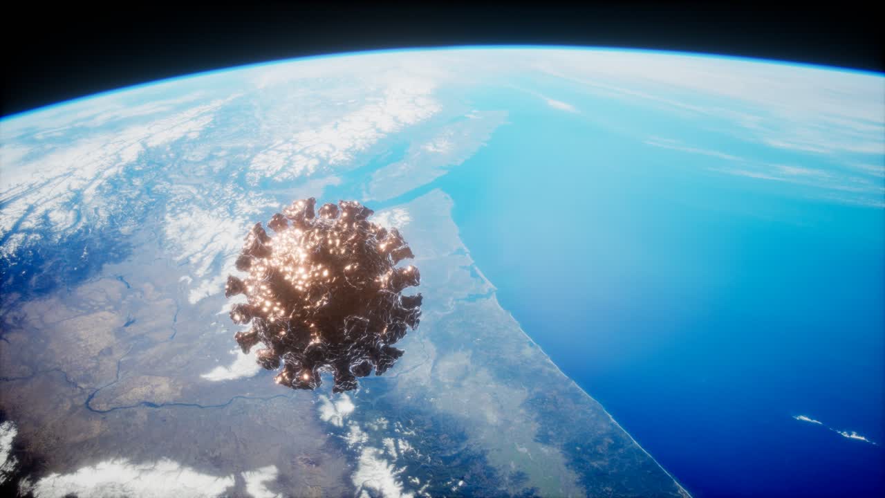 coronavirus covid-19 en la órbita de la tierra