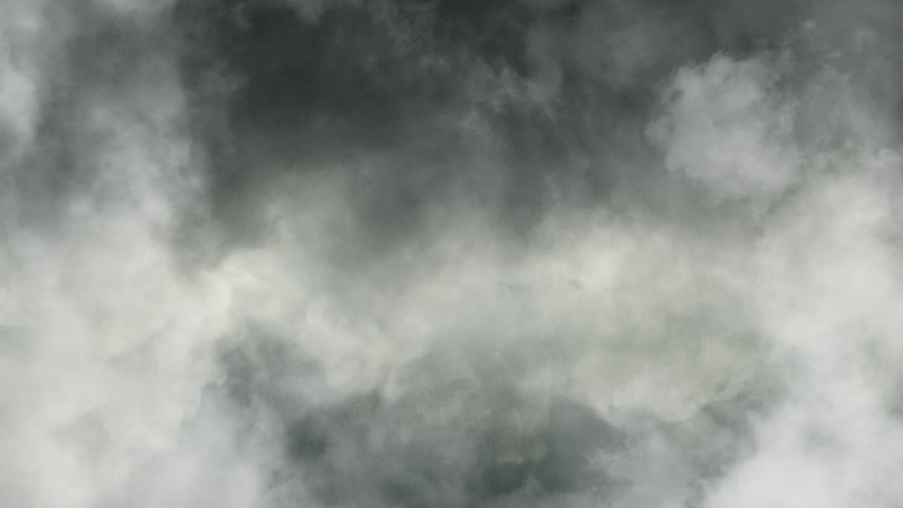 두꺼운 구름 내부의 관점