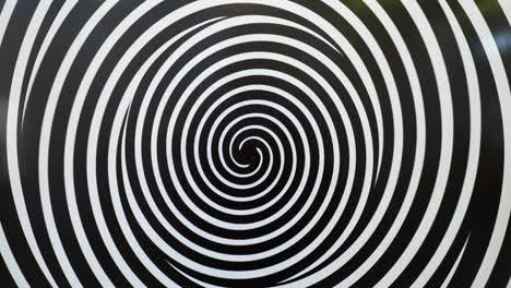 moving hypnotic spiral optical illusion