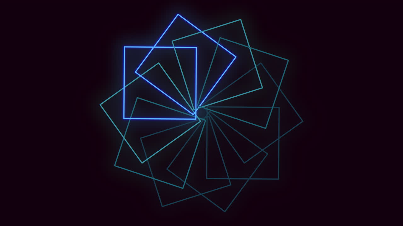 футуристический синий и белый геометрический рисунок с круговым расположением