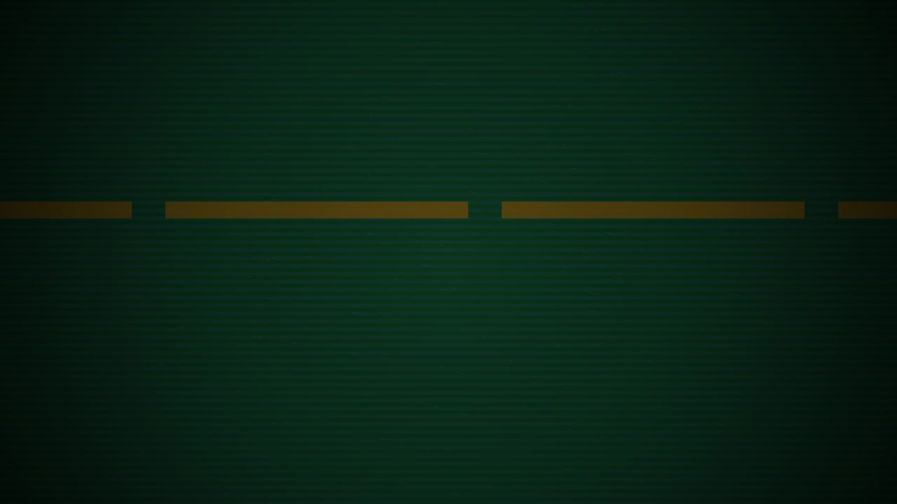 Pantalla retro verde oscuro con línea de escaneo amarilla