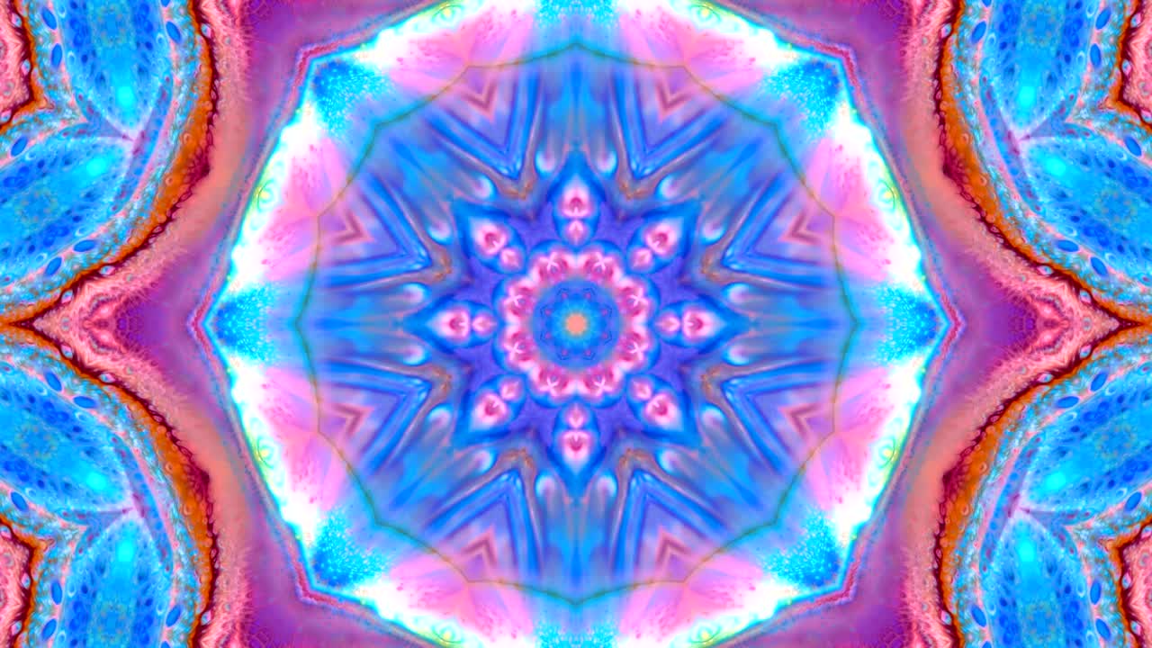 movimiento de fondo de kaleidoscopio abstractamente colorido