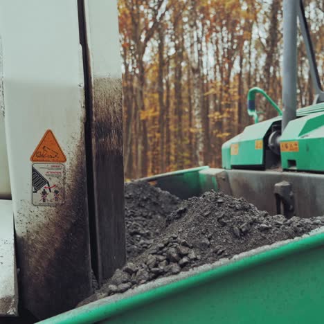 building of new asphalt road