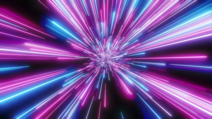 Warp speed motion graphic seamless loop.