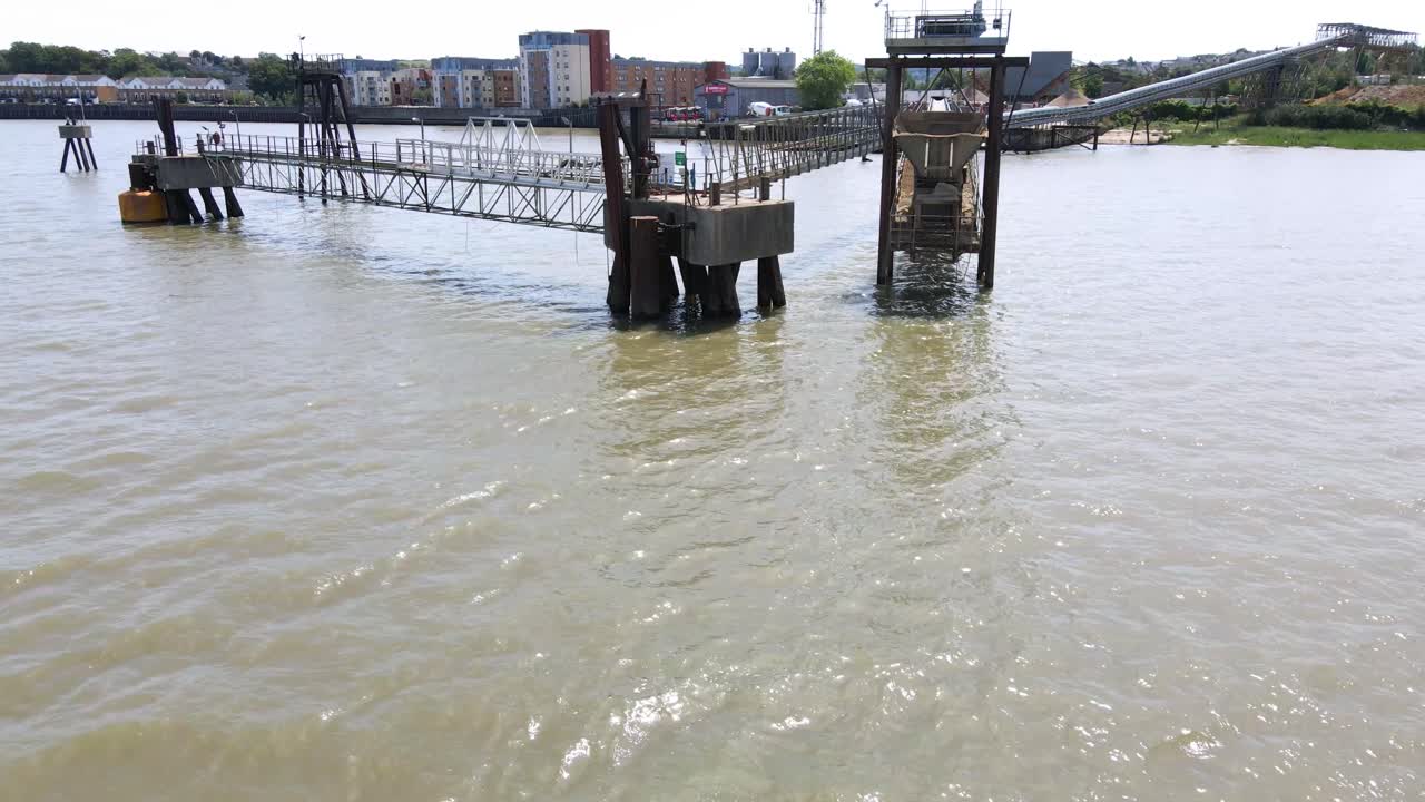 산업 작업 콘크리트 공장 공장 구조, 공중