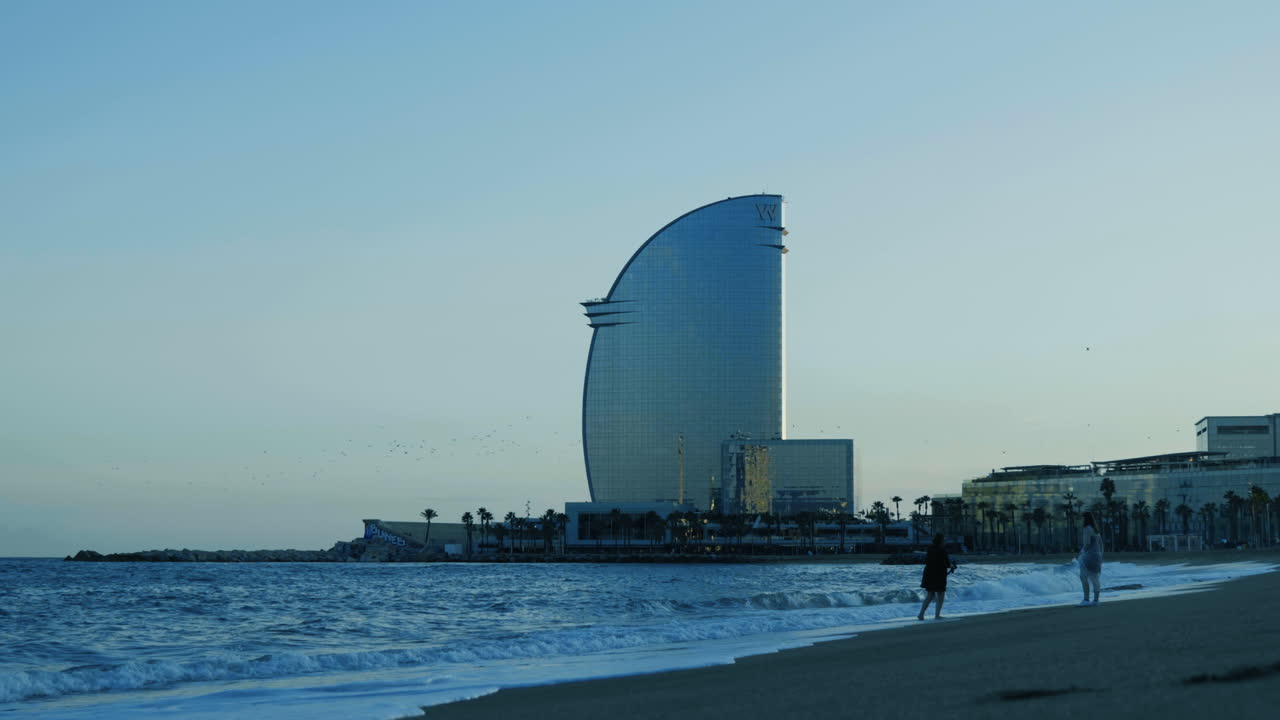 Hotel Arts Barcelona at Sunset on the Beach