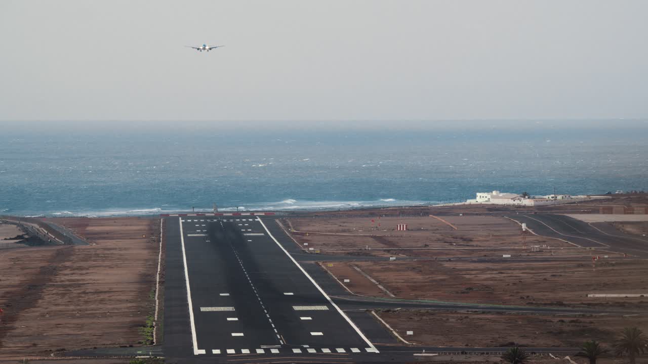 L'aereo sta atterrando
