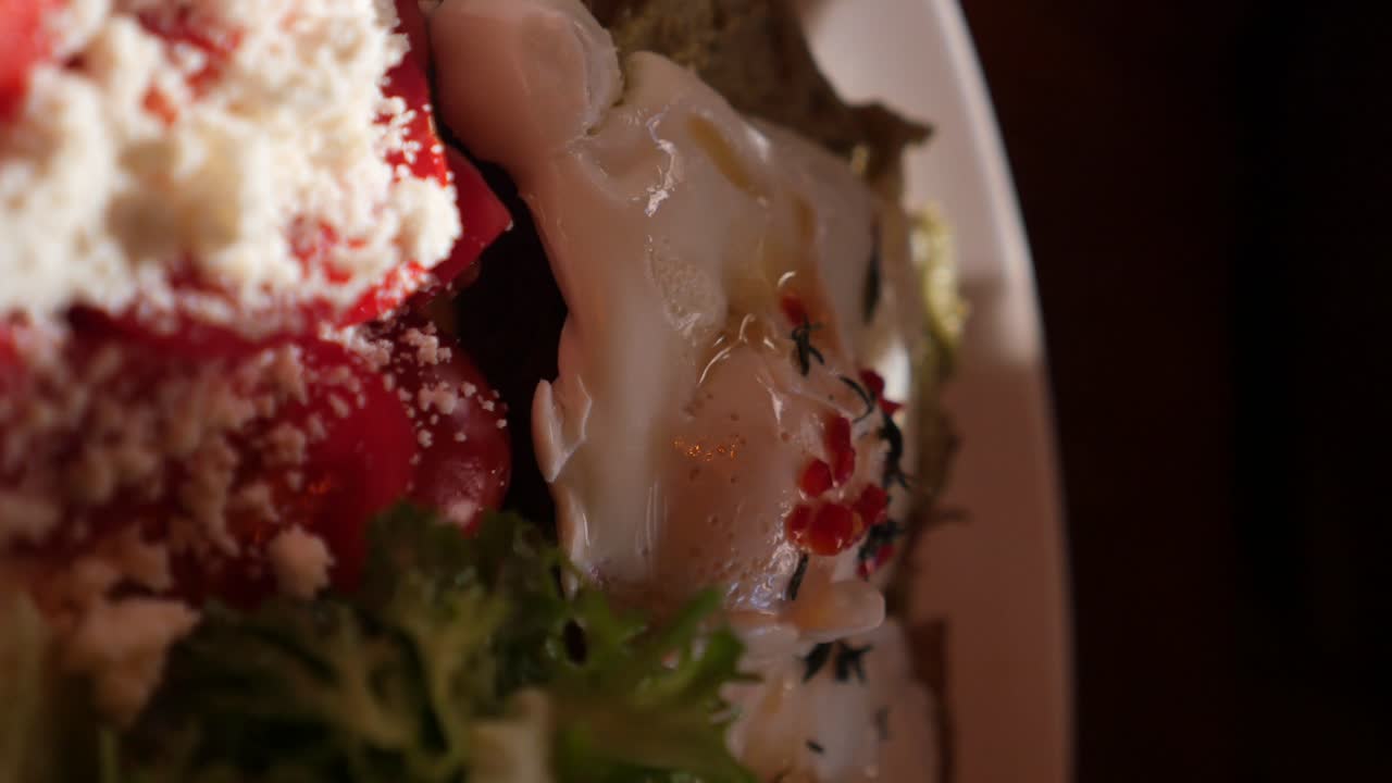 Delicious Egg and Salad Plate