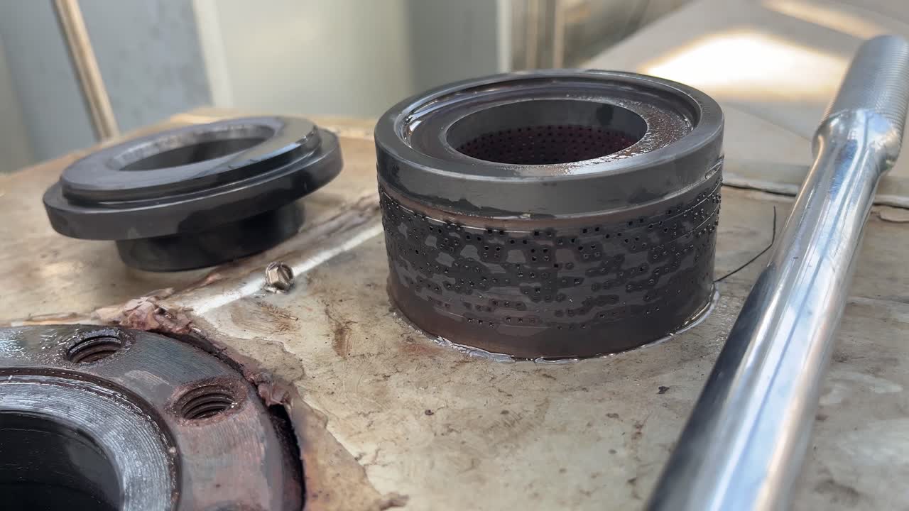 분해 된 산업용 물 브