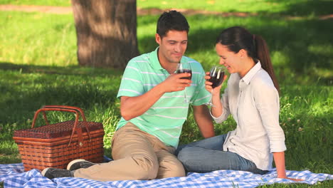 Pareja-Bebiendo-Vino-Tinto