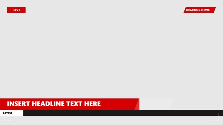 Breaking News Broadcast Lower Third Graphic Template
