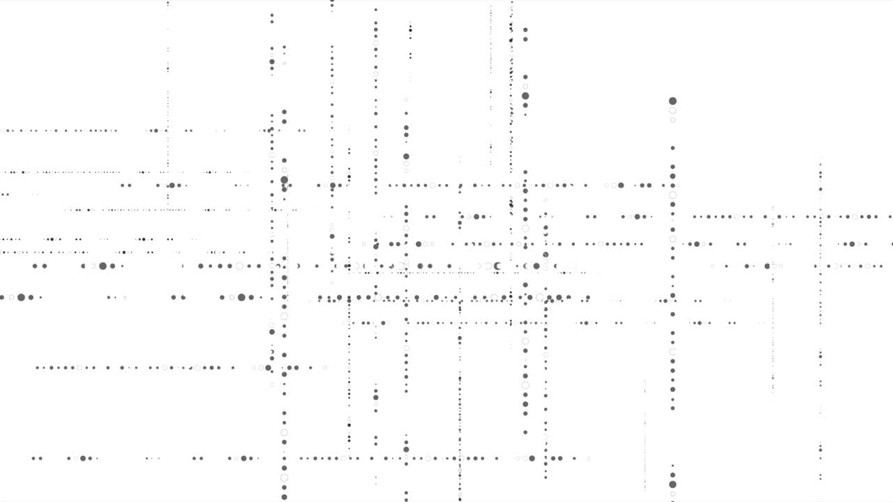 Abstract grunge geometric particles video animation