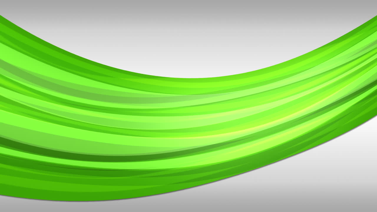 Tubo verde in movimento