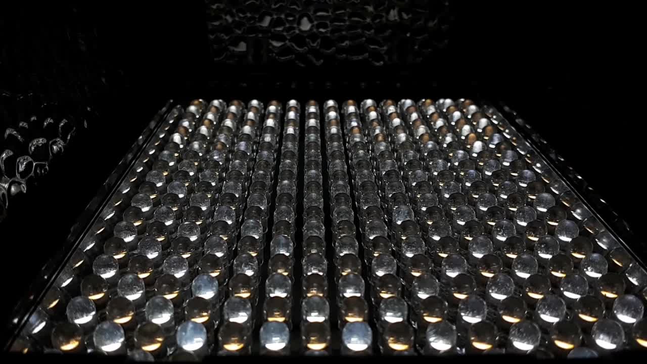 조명 패널-2의 led 조명 다이오드 행