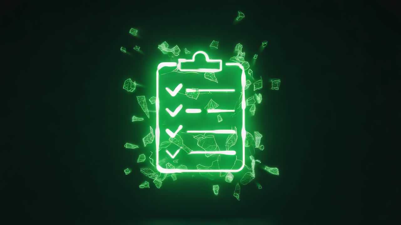 Glowing Checklist
