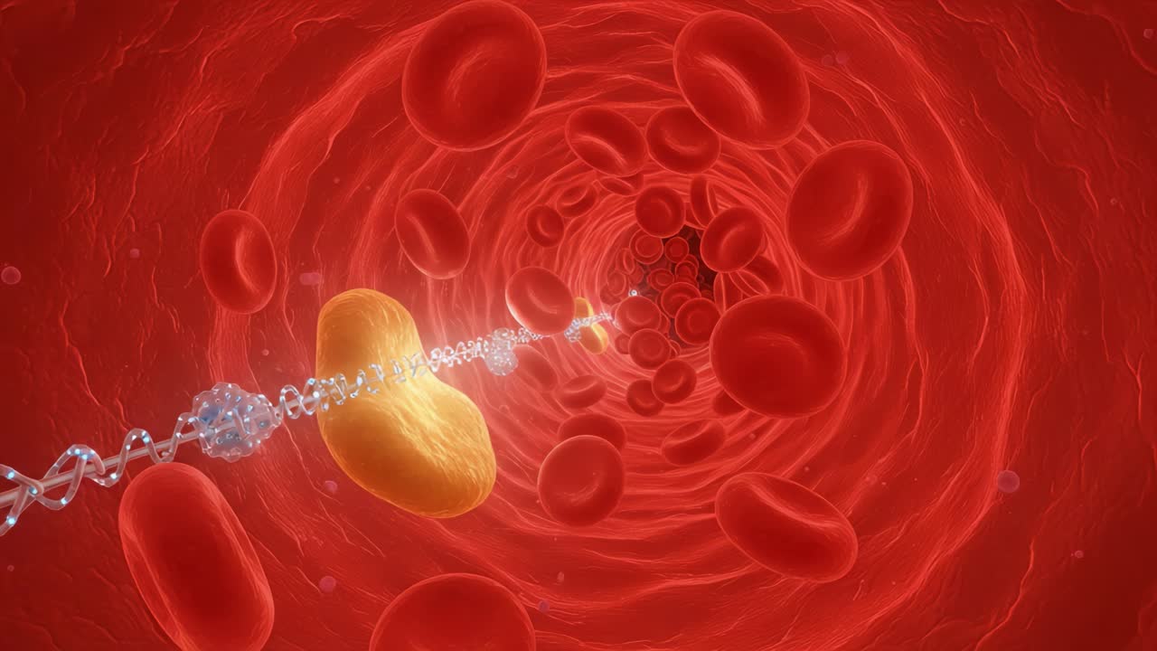 Exploring the Intricate World Within Blood Vessels: A Detailed Look at Cellular Interactions and Molecular Structures in Human Circulation