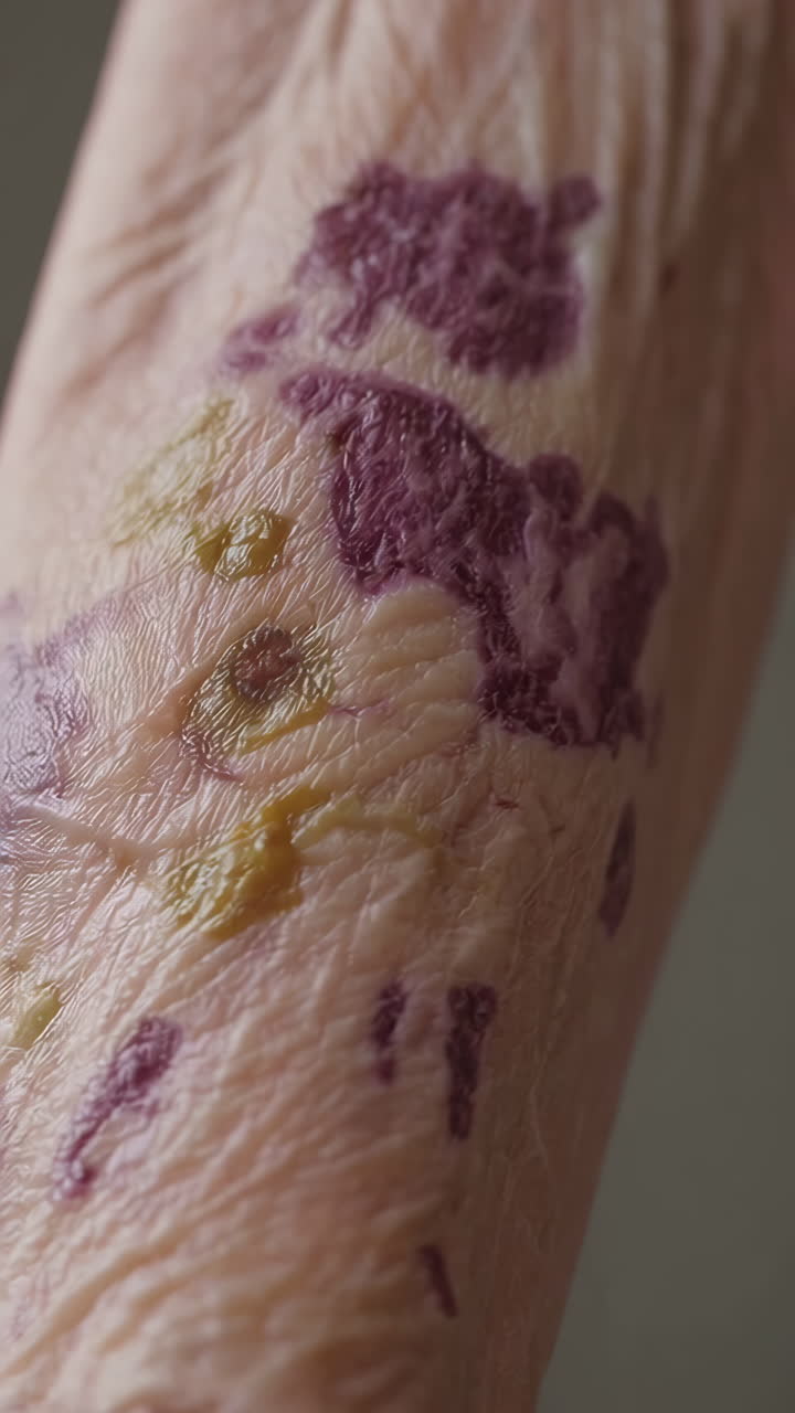 Aged Skin with Lesions