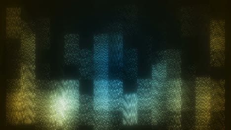 abstract glowing particles background loop