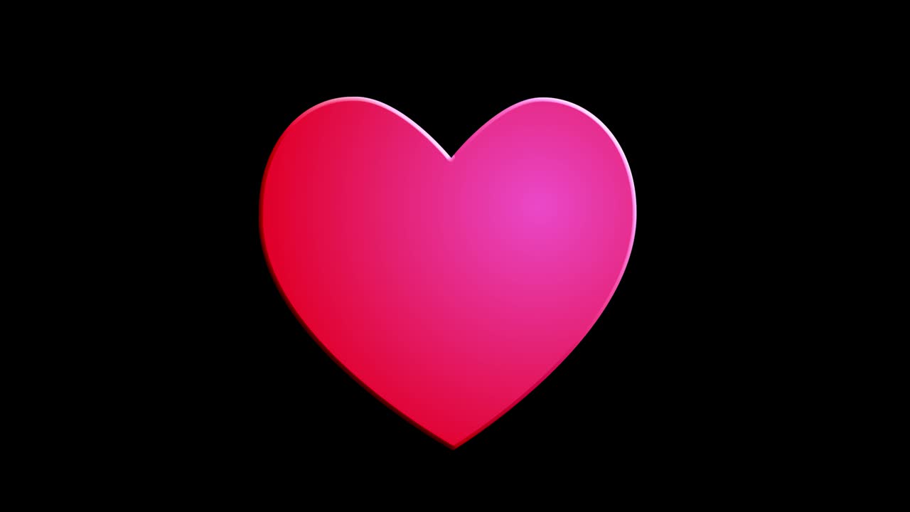 하트 마크 배경 애니메이션 모션 그래픽