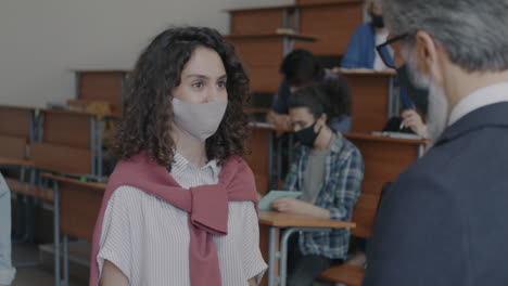 temperature check in a classroom