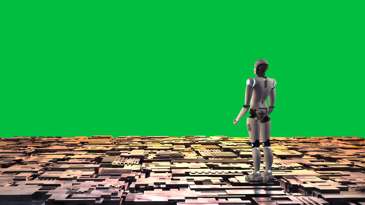 금속 바닥에 있는 로