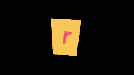 letter r