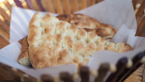 freshly baked bread in a basket