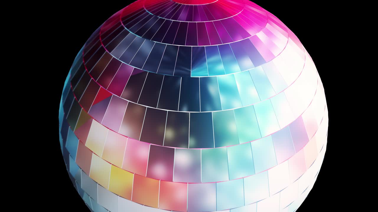 animación del fondo de la pelota de discoteca