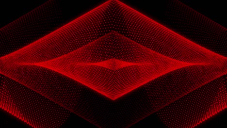 red color dot shape pattern animation motion graphics