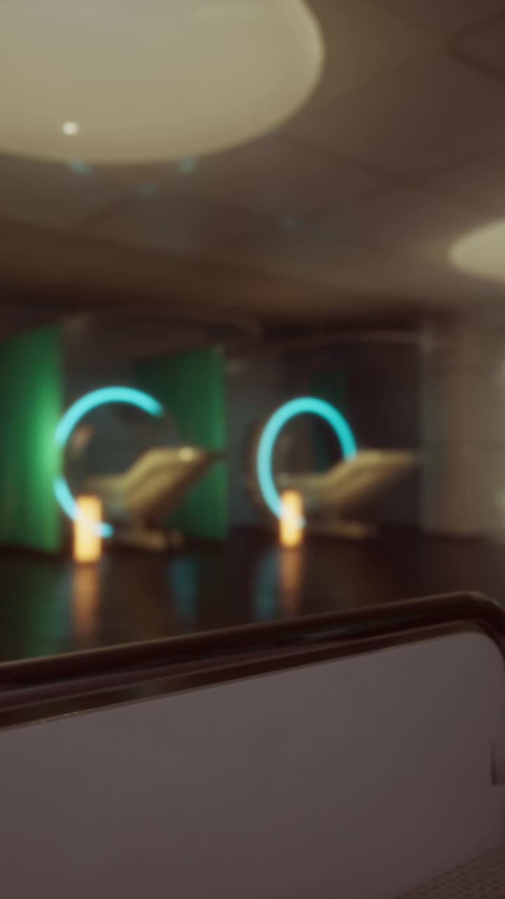 el interior del spa está borroso.