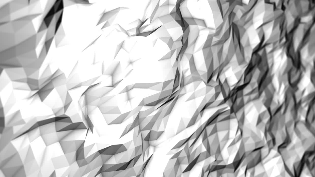 fondo triangular blanco con bucle bajo