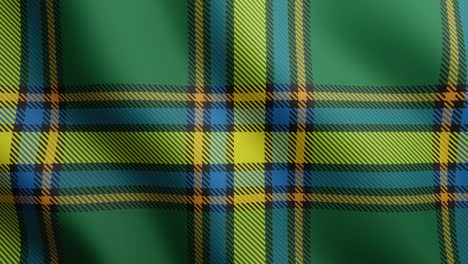 alberta tartan patrón geométrico sin costuras en bucle. canadá tartan superficie ondulante gráfico de movimiento