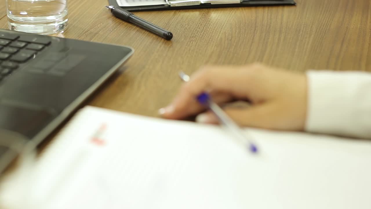 Business Team Plan Work In Office. Group of confident business partners planning work at meeting