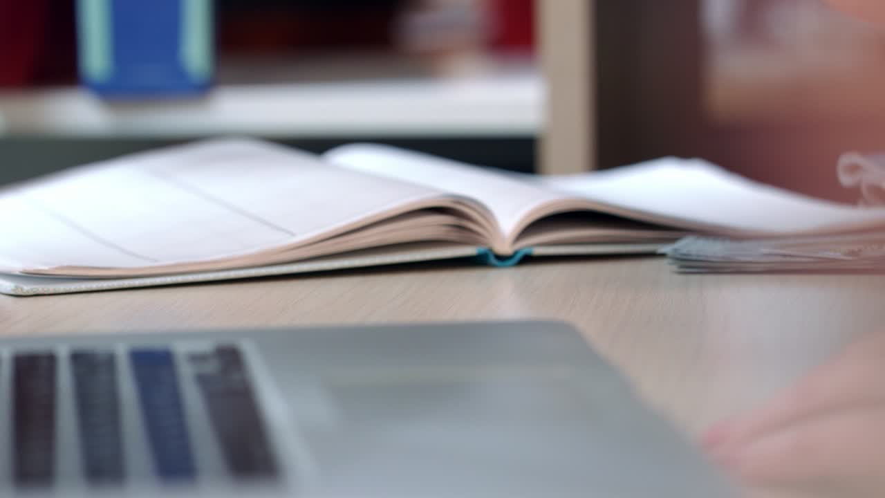 mujer de negocios bebiendo café en la oficina. mano de mujer sosteniendo taza de café verde