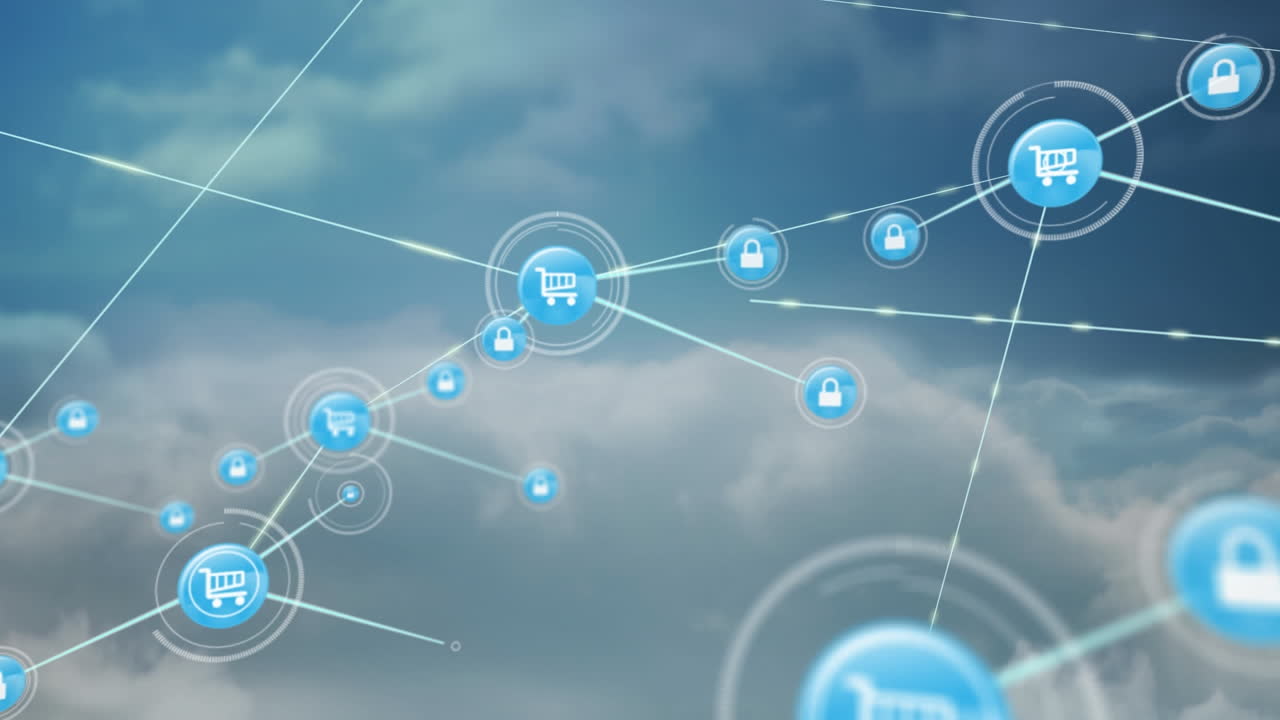 conectores que se mueven en las nubes