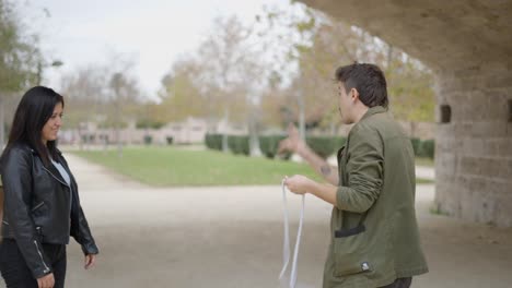 street magic performance