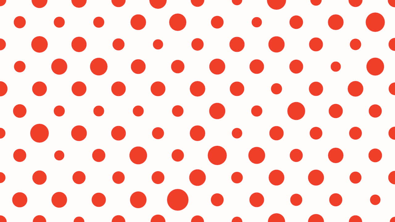Motion intro geometric red dots abstract simple background