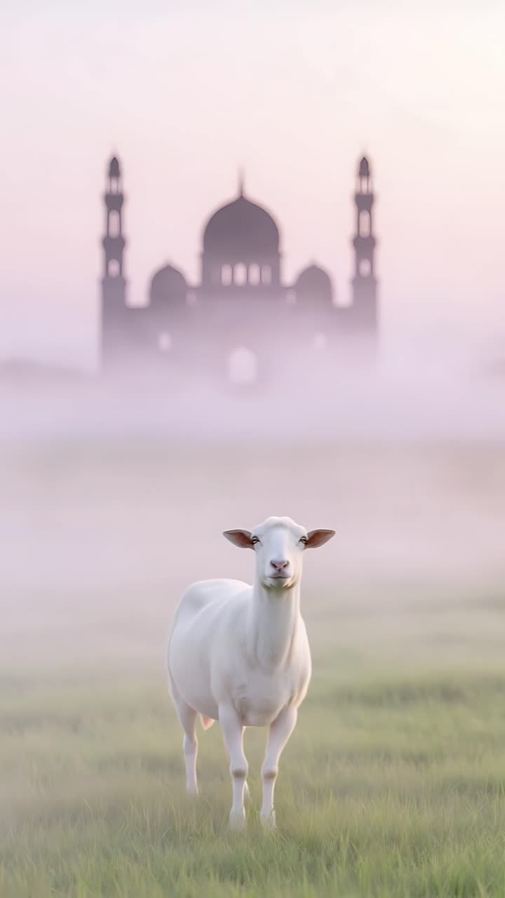 Eid al-Adha Moschea Sfondo islamico 4K