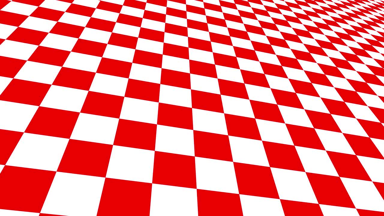 el tablero de ajedrez rojo gira la animación de fondo.