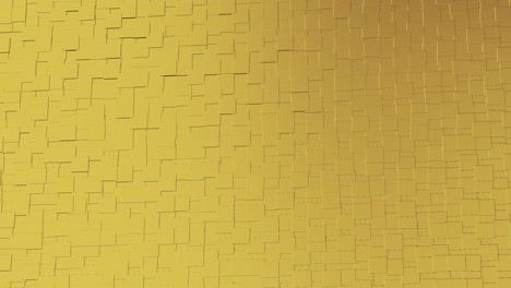 abstracto geométrico fondo dorado azulejos de papel de aluminio textura de bucle sin costura fondo renderizado en 3d