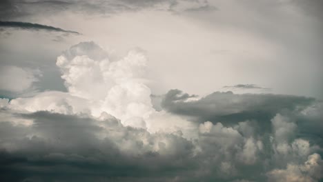 dramatic storm clouds