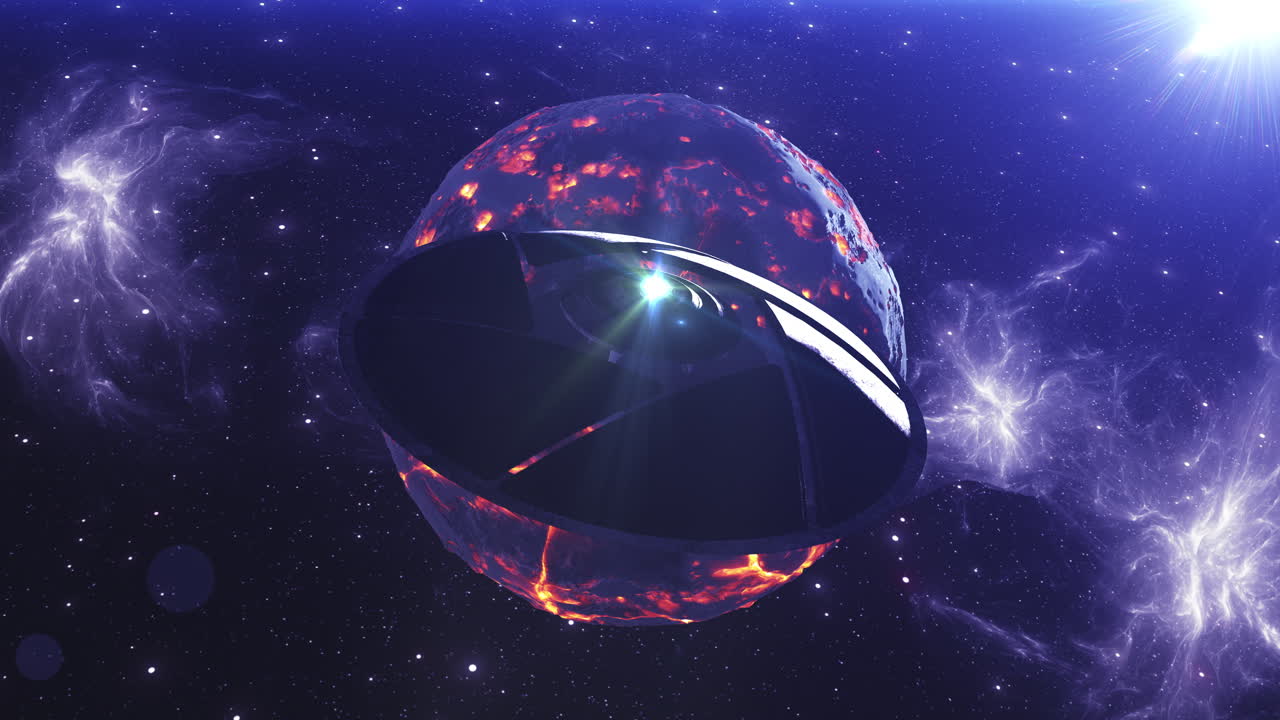 우주 파괴와 외계인 우주선