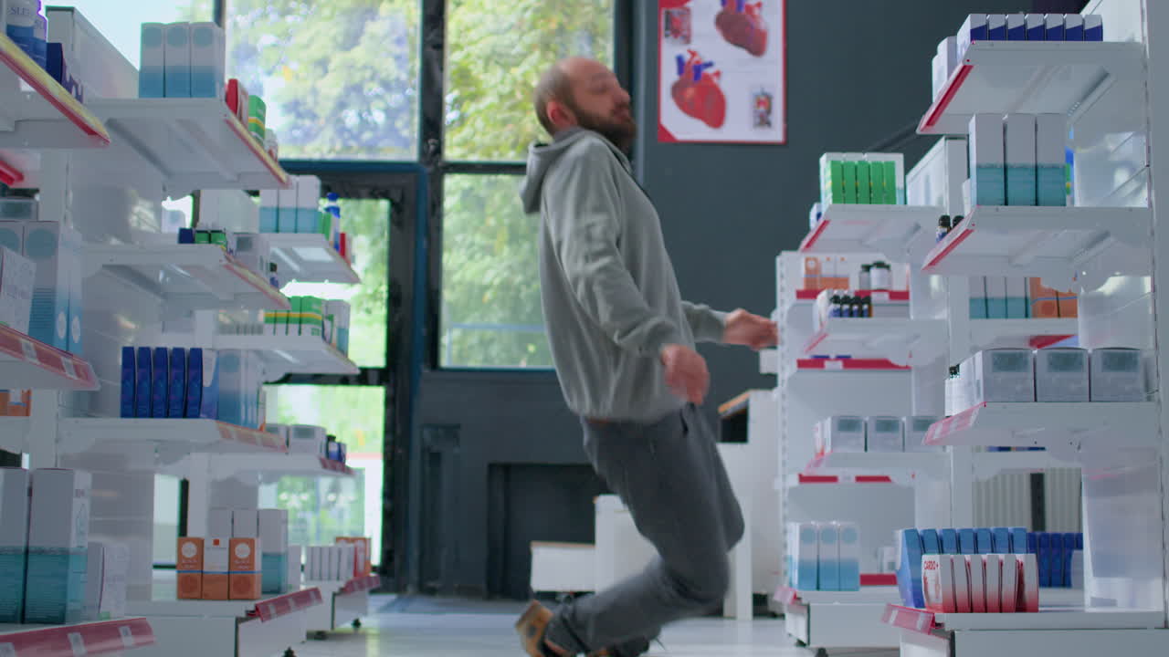 남자가 갑작스러운 간질 발작을 겪습니다.