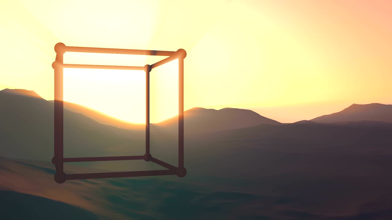 기술 개념 추상적인 배경 - 원활한 루프