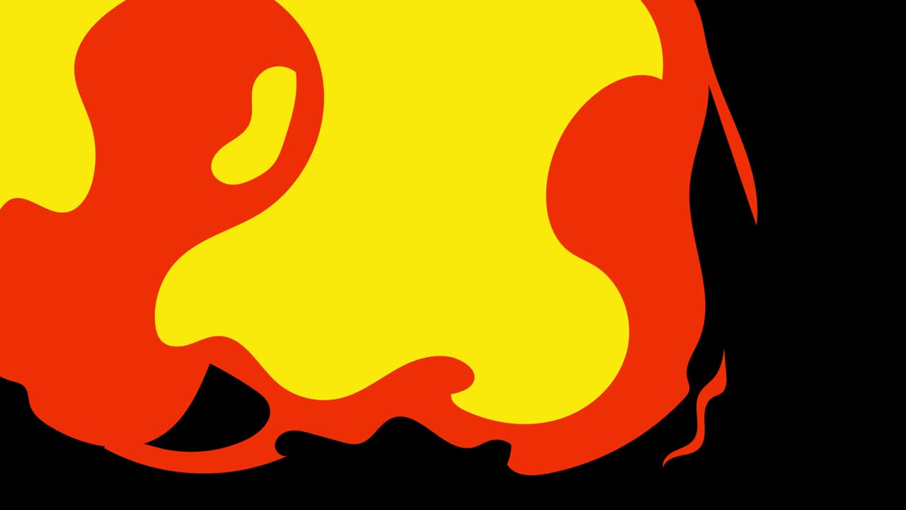 물, 거품, 불 및 연기 효과와 함께 코 전환의 세트