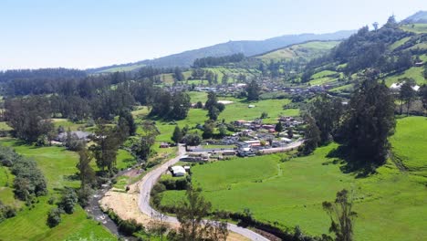 Luftstraße-El-Murco,-Tambillo-Mejia,-Pichincha,-Ecuador