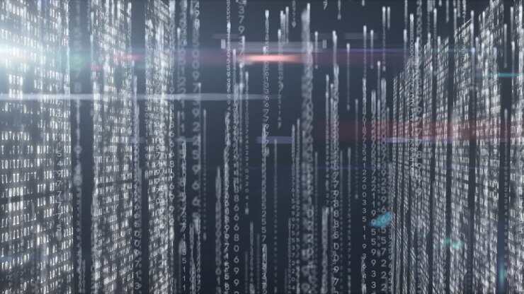 Animation of data processing over computer servers