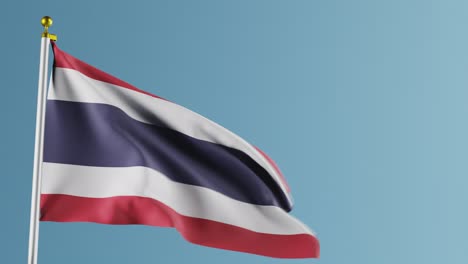 Ondeando-La-Bandera-De-Tailandia